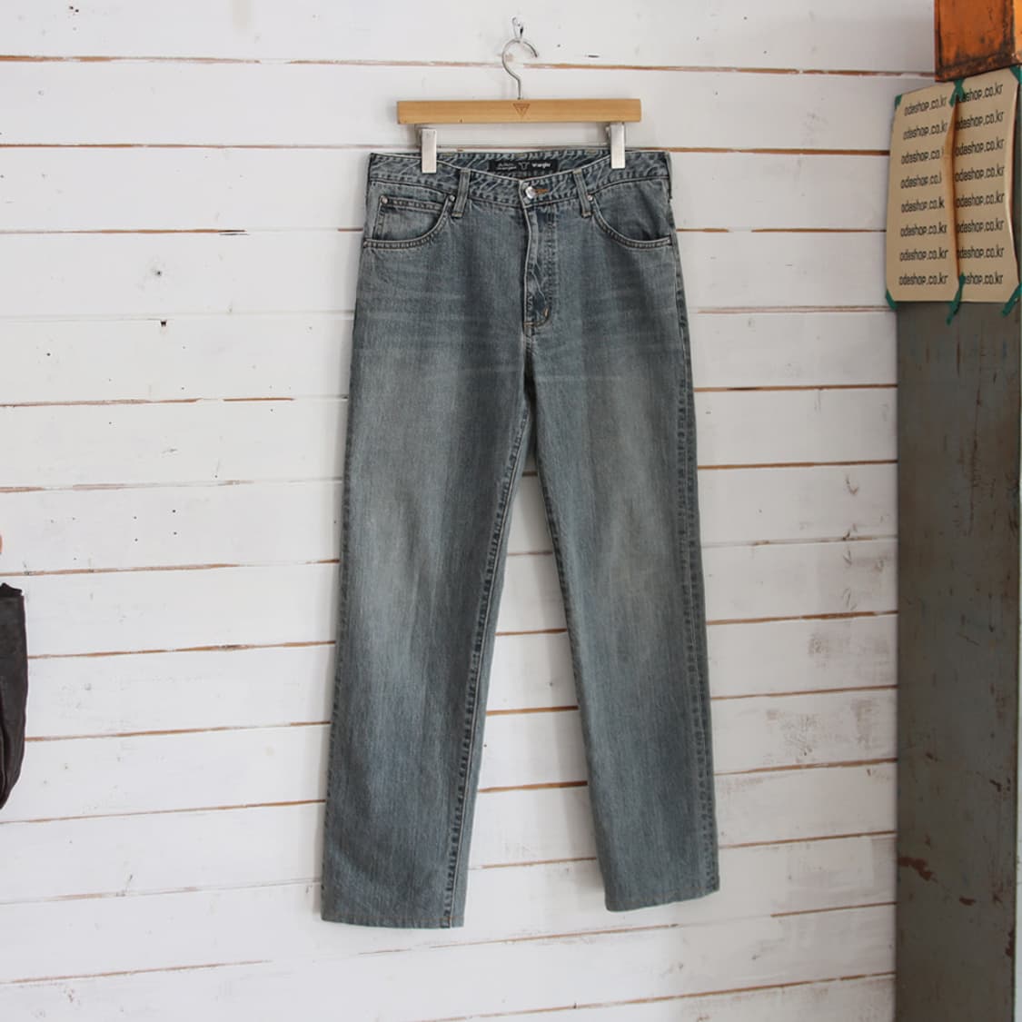 (착용컷) Wrangler 데님 팬츠 (남성용 32) 상품이미지1