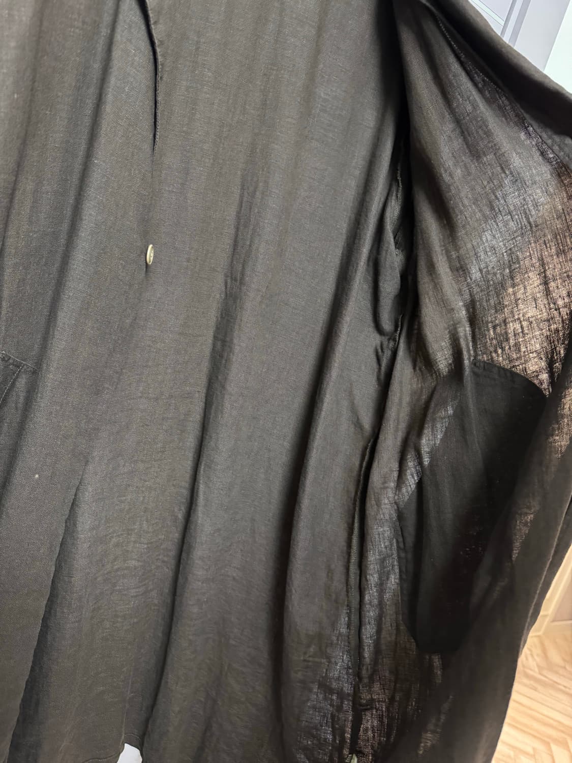 일본 napron 린넨 코트 상품이미지4