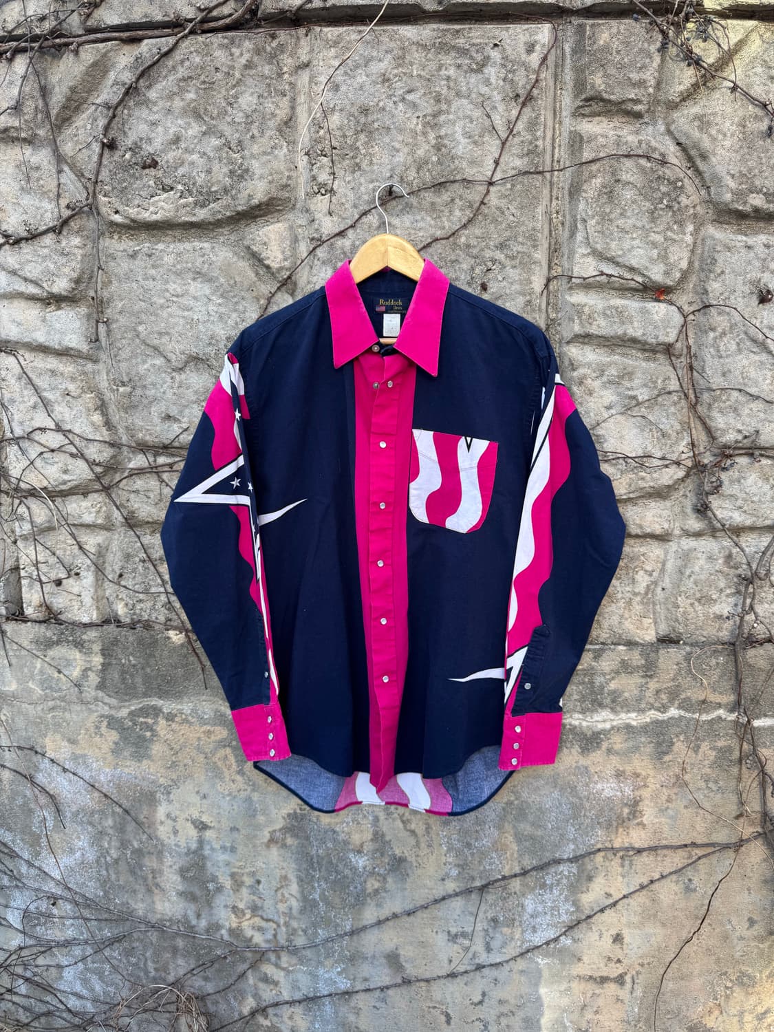 80s ruddock bros 빈티지 프린팅 웨스턴 셔츠 상품이미지1