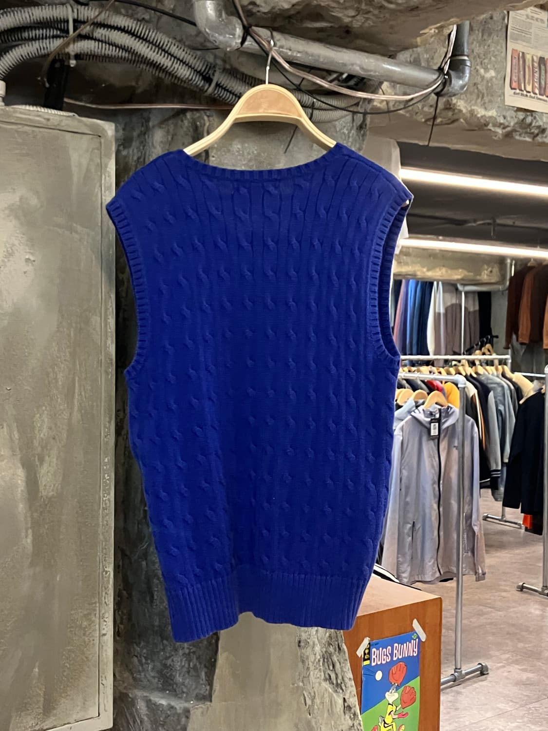 폴로 랄프로렌 니트 베스트 네이비 L #csz2707 상품이미지2