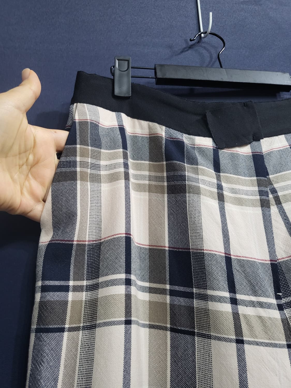 랑방컬렉션 체크 마 팬츠 상품이미지3