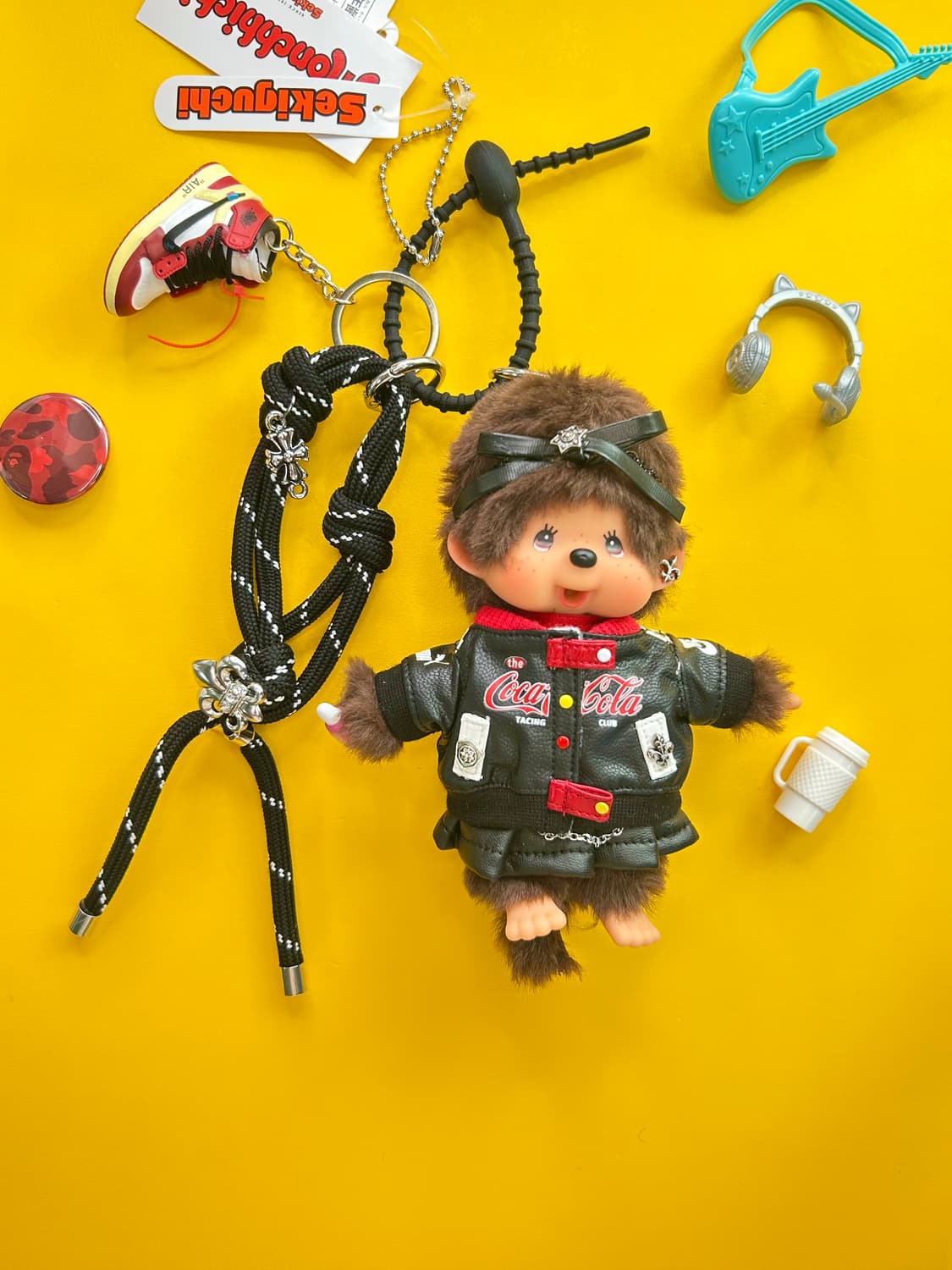 (64) ✨🤍정품몬치치커스텀 레드포인트 스트릿무드 상품이미지1