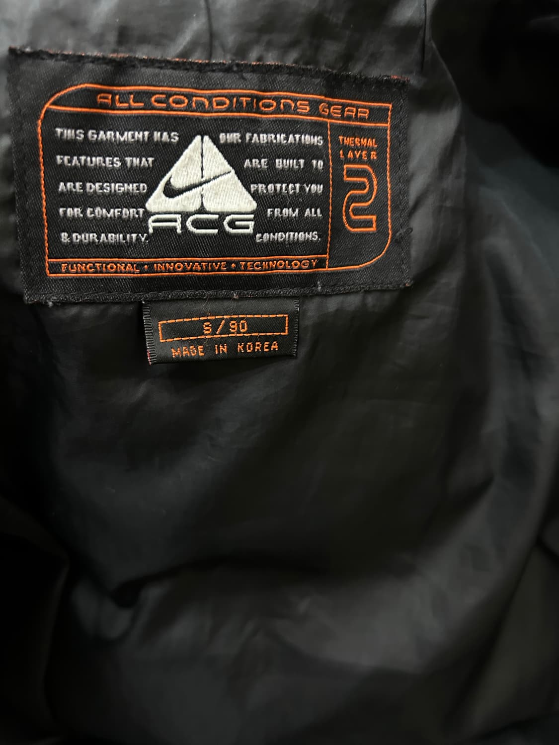 [S]나이키ACG 90s 덕다운 패딩/블랙 상품이미지6