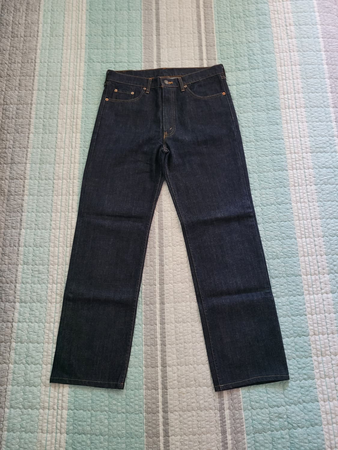 리바이스 재팬 507 레귤러스트레이트 진청진 탭34 (실32사이즈) 상품이미지1