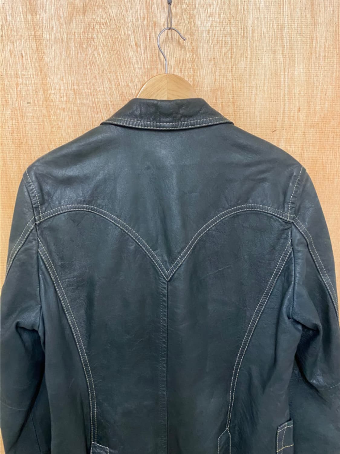 VTG western leather blazer 상품이미지7