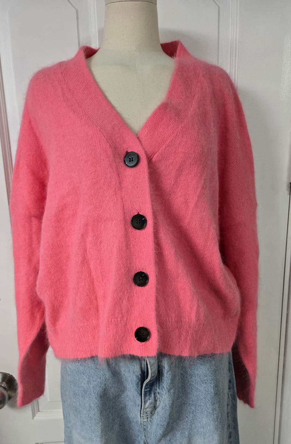 The great 더 그레이트 앙고라 핑크가디건 상품이미지3