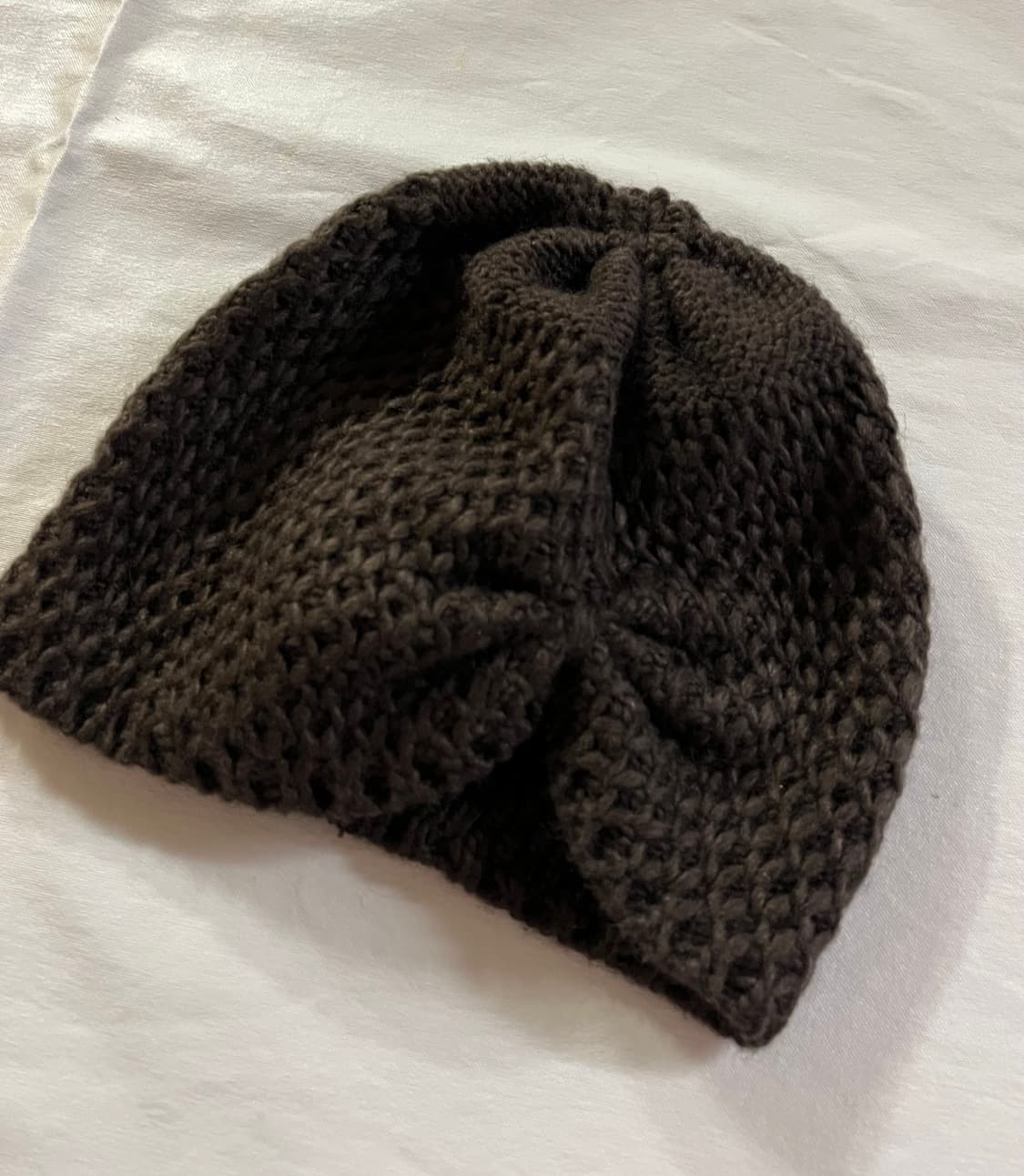 코이세이오 리본 비니 브라운 상품이미지4