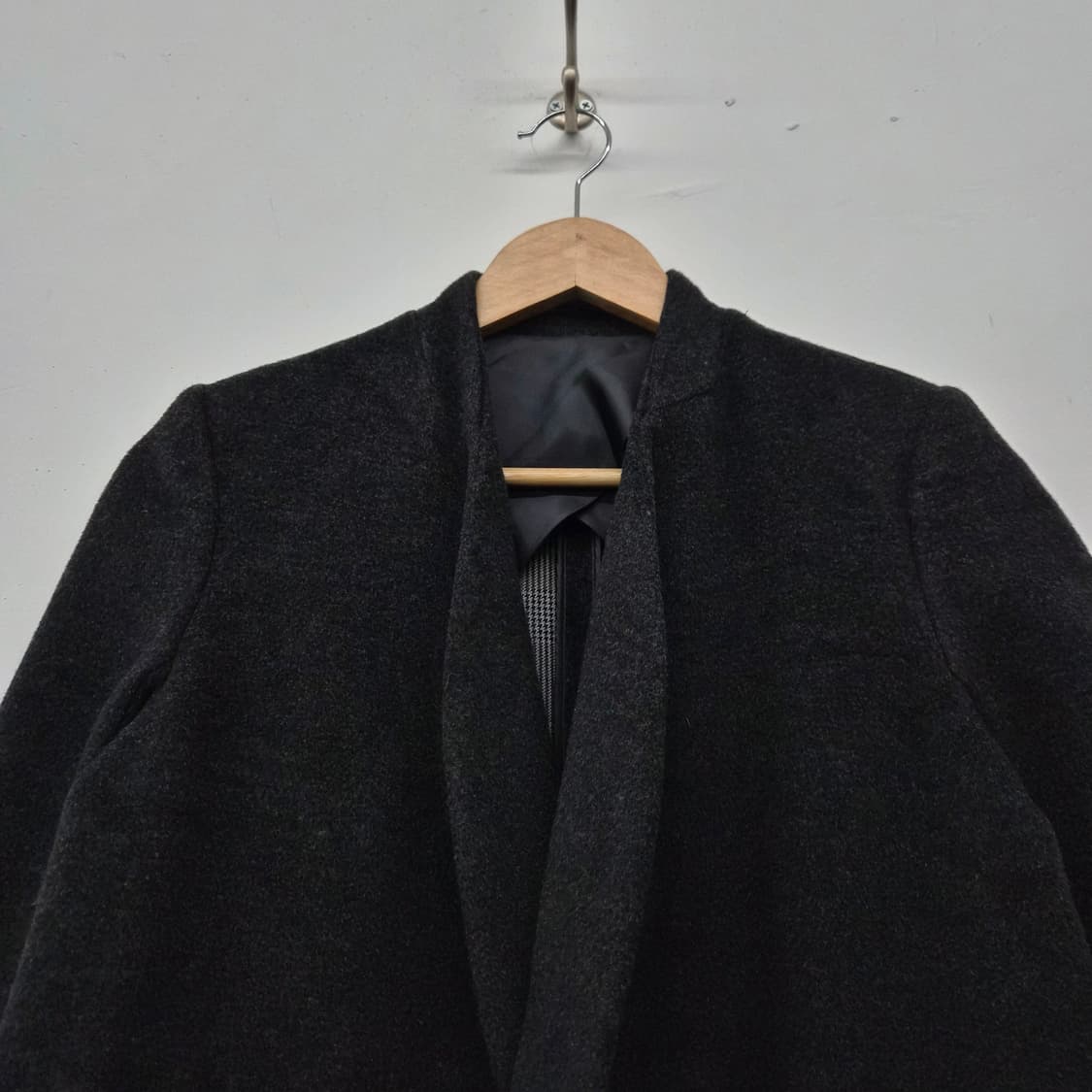  캐시미어 100% 기본 블랙 코트 여자 S 상품이미지2