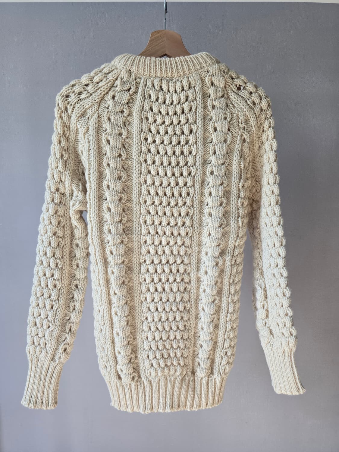 아일랜드 Quill Knit 100% 울 빈티지 니트 상품이미지4