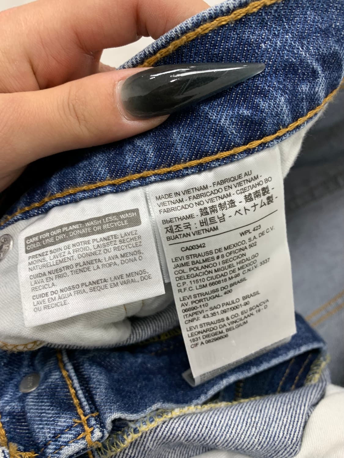 리바이스 502 데님 팬츠 #318 상품이미지4