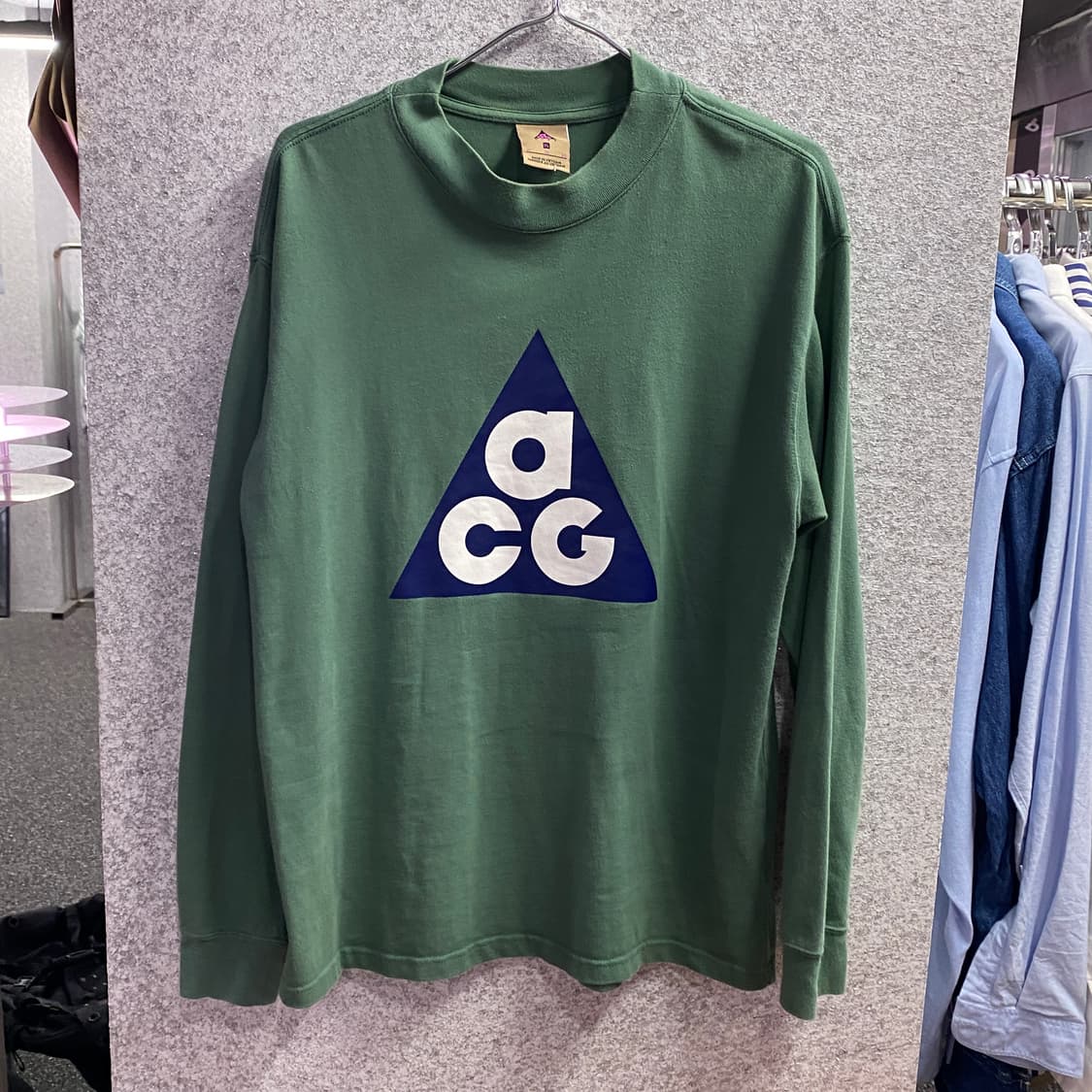 나이키 acg 빅로고 그린 롱슬리브 B2290 상품이미지2