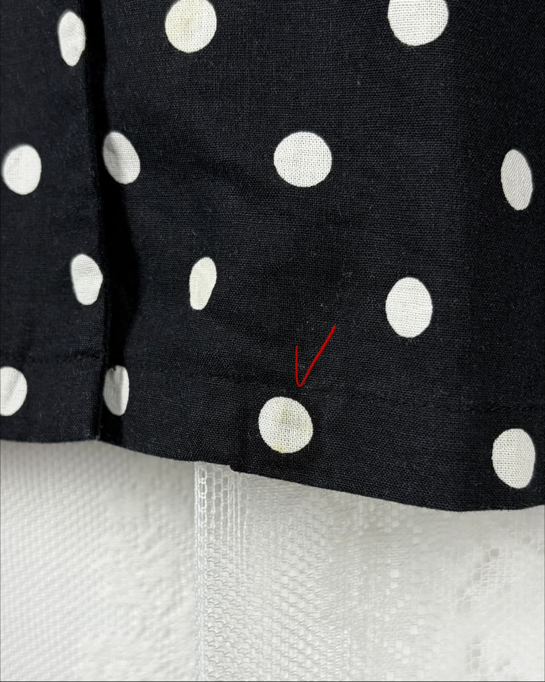 Sunny Clouds Dot Round Collar Blouse 상품이미지4