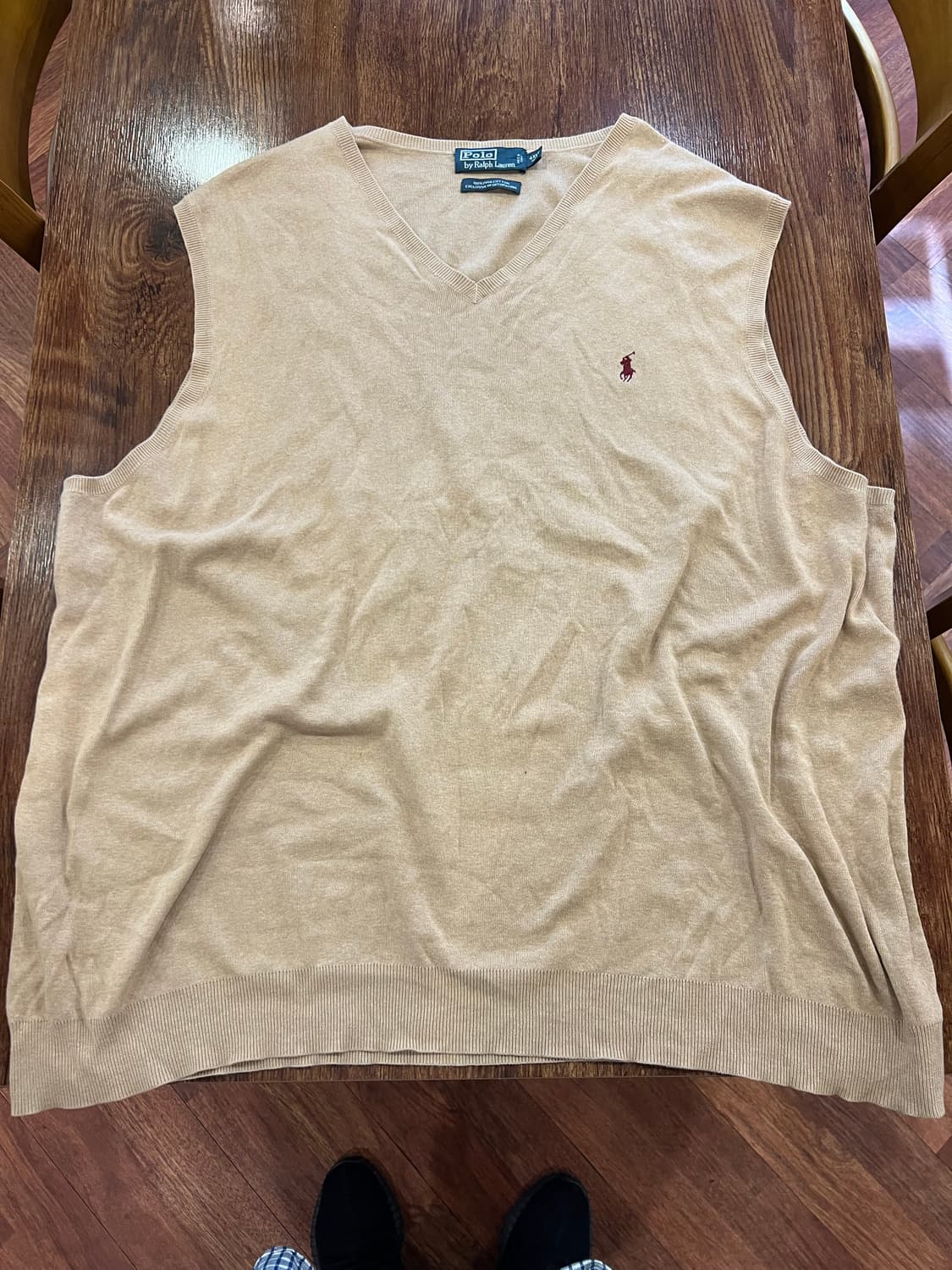 폴로 니트 조끼 4xl tall 빅사이즈 상품이미지5