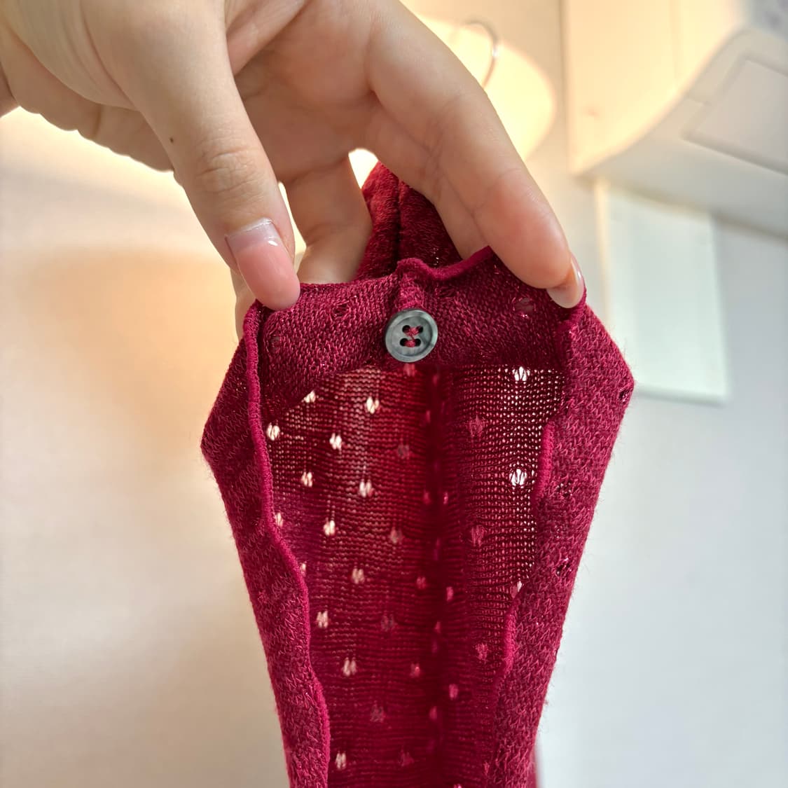 무음 블랭크 도트 니트 탑 (muwm Blank Dot Knit top) 상품이미지8