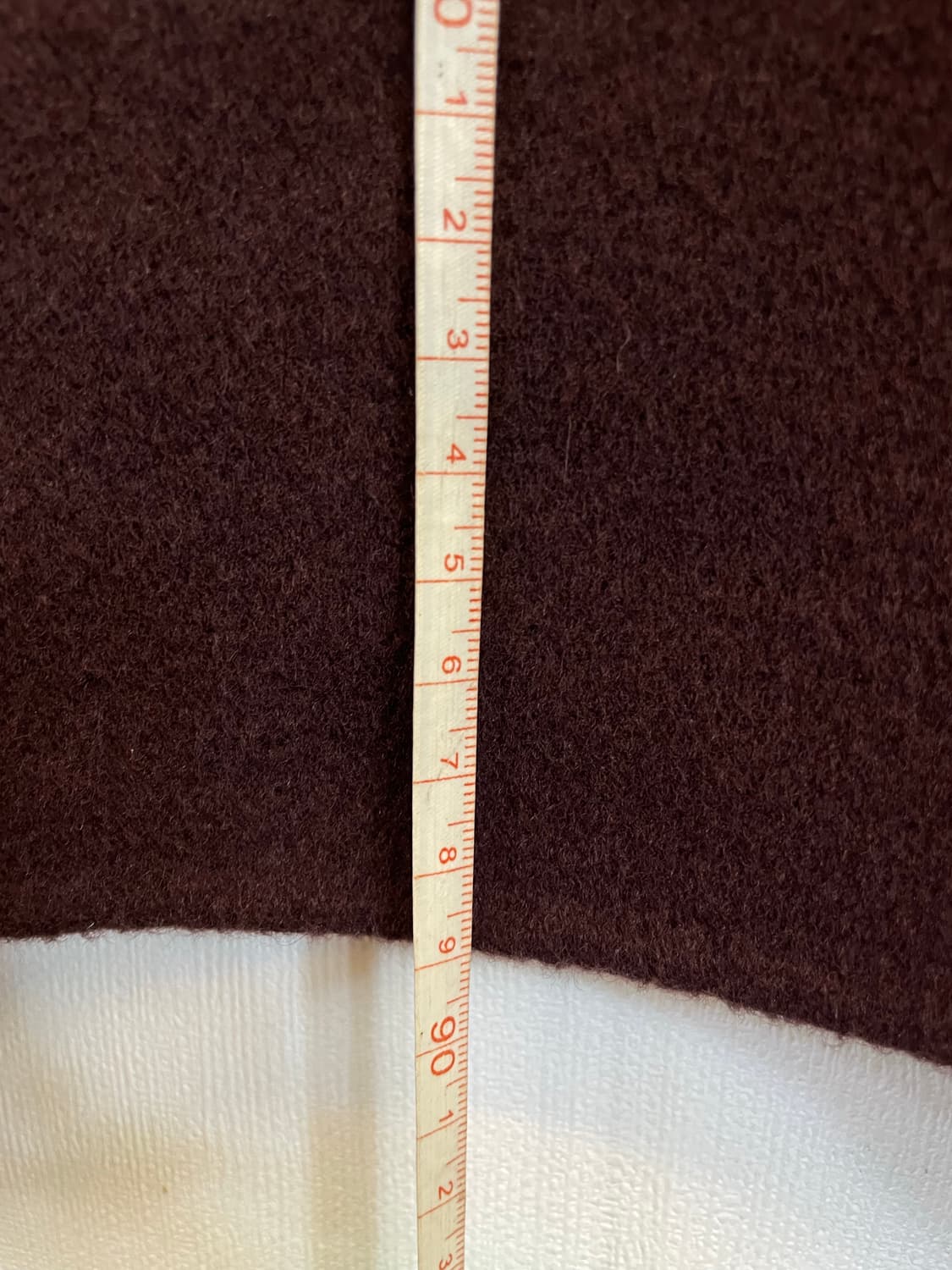 MCM 여성울코트 여성모직코트:) 버건디코트 하프코트하객룩연말룩데이트룩 상품이미지8