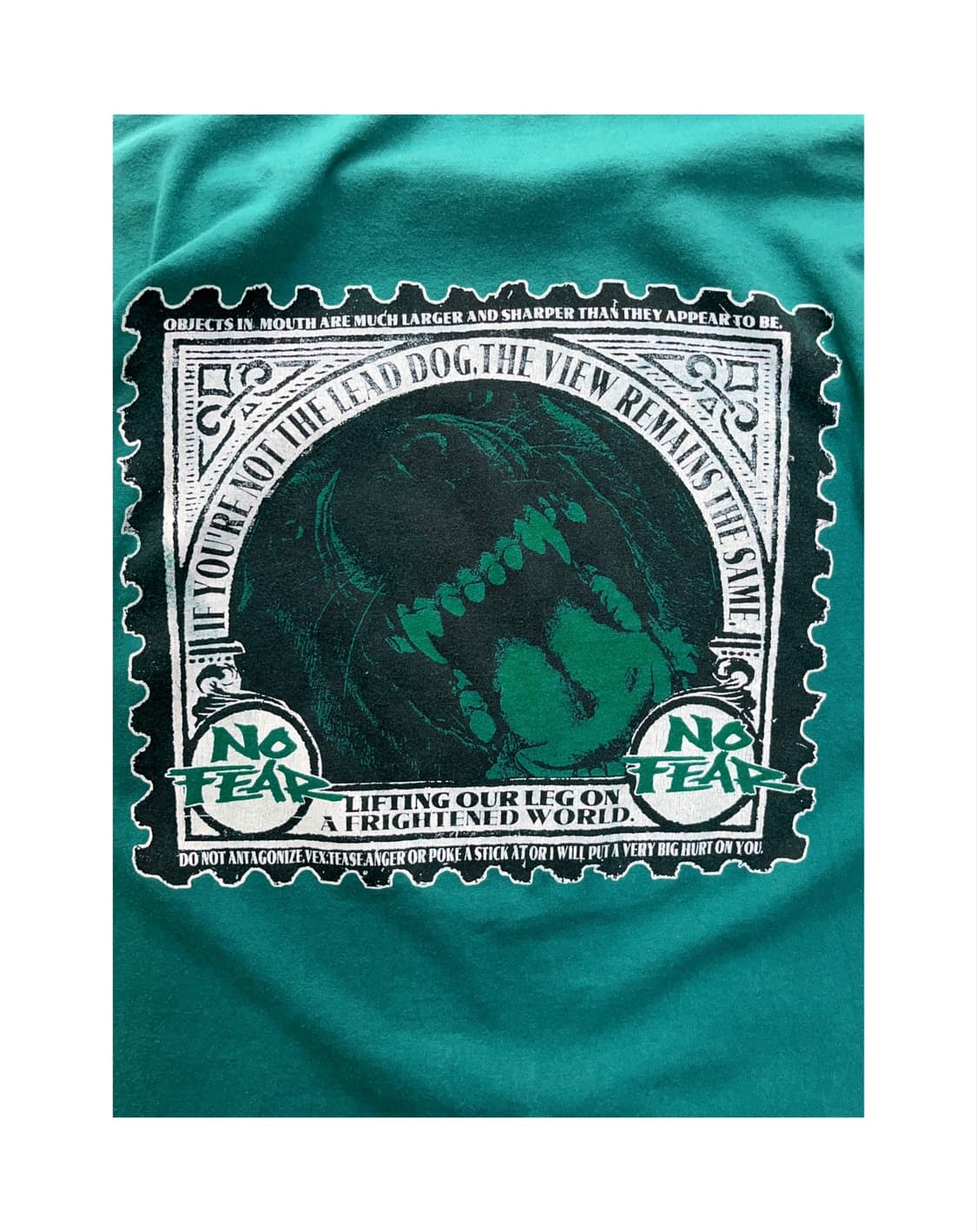 90‘s No Fear Lead Dog T-Shirt 상품이미지4