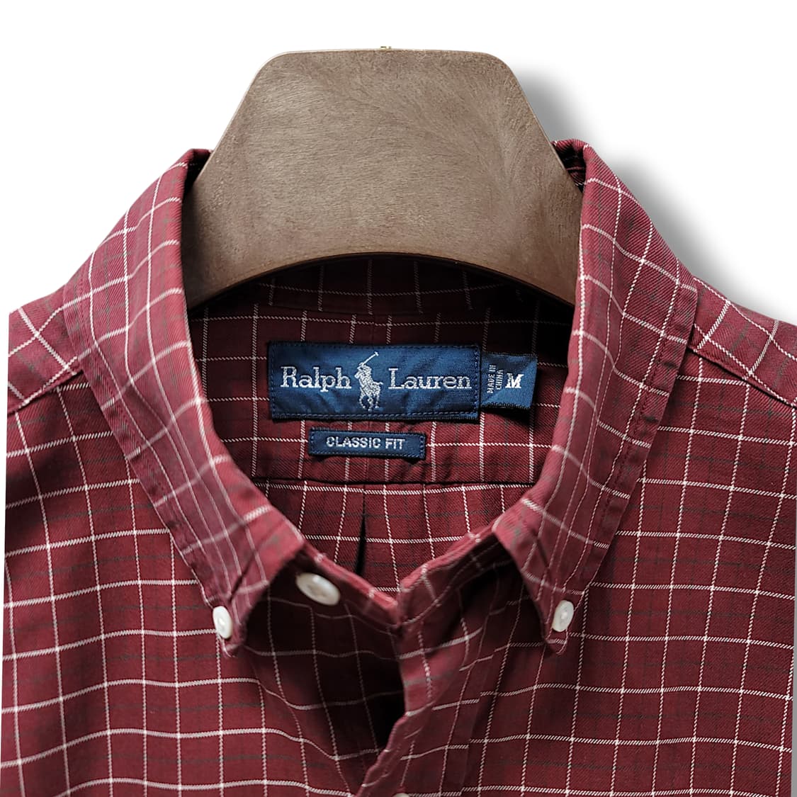 [M] 폴로 브라운 클래식핏 체크 긴팔셔츠 상품이미지8