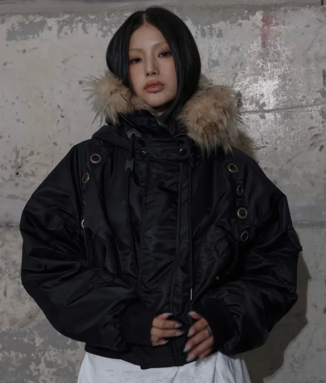 팬시클럽 아일렛 퍼 MA-1 상품이미지1