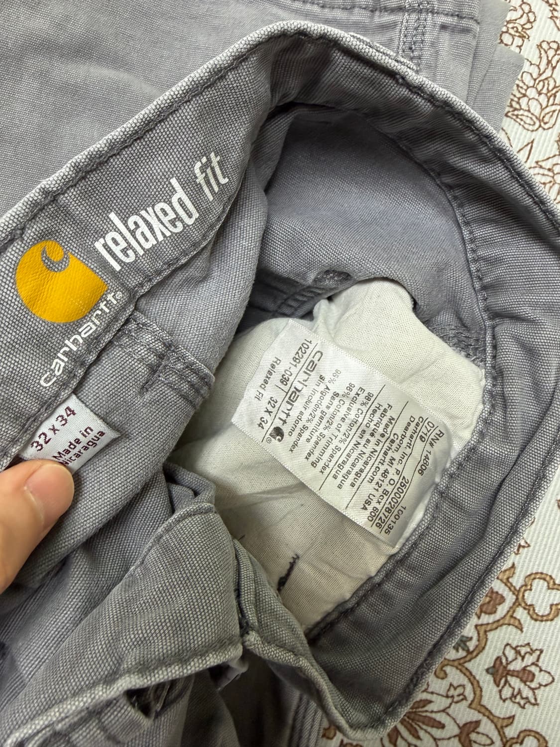 Carhartt칼하트 카펜터 팬츠 32*34 상품이미지4