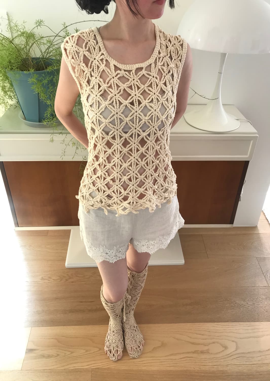 vintage lace short pants 상품이미지5