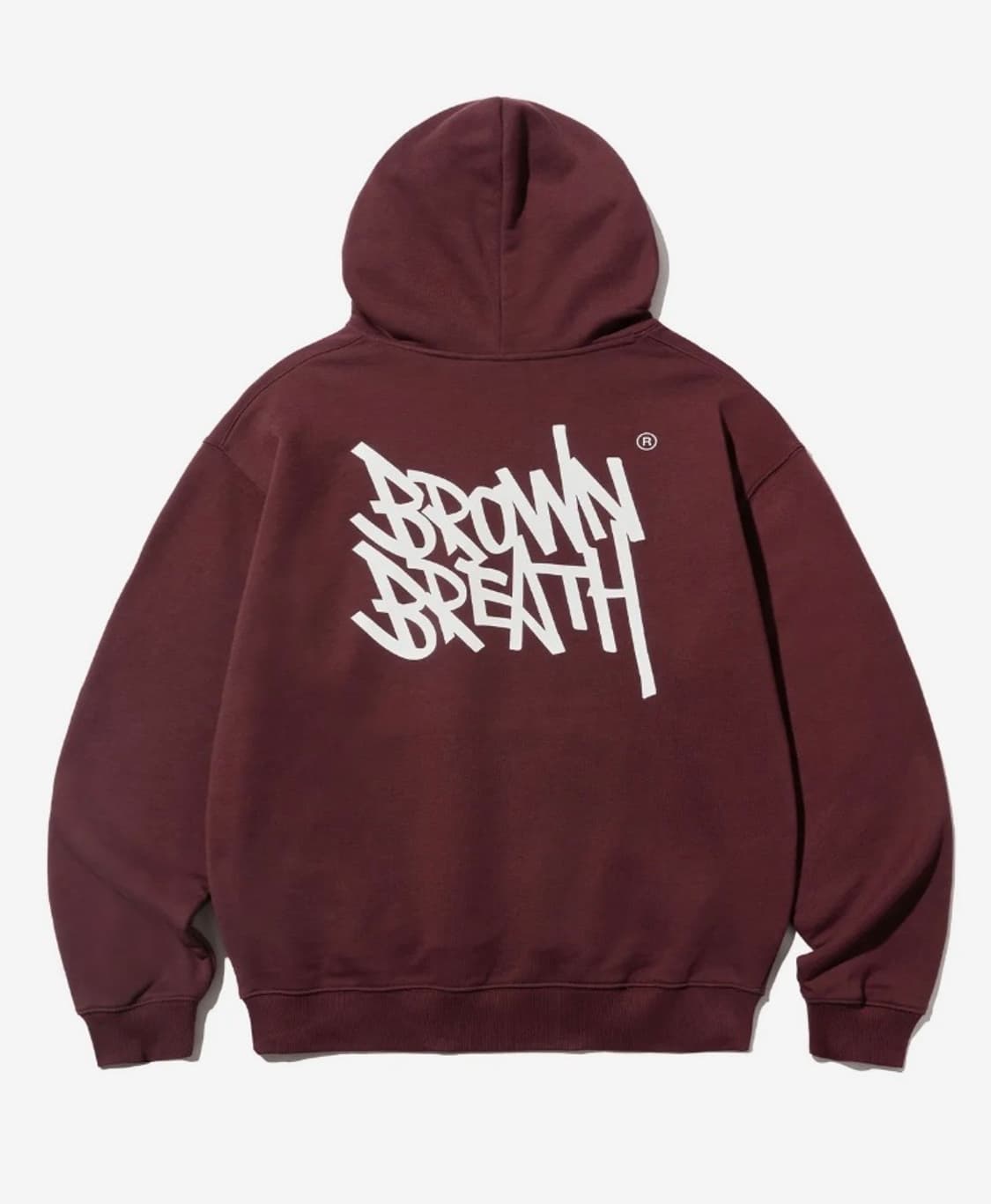 브라운브레스 TAG HOODIE - BURGUNDY 상품이미지2