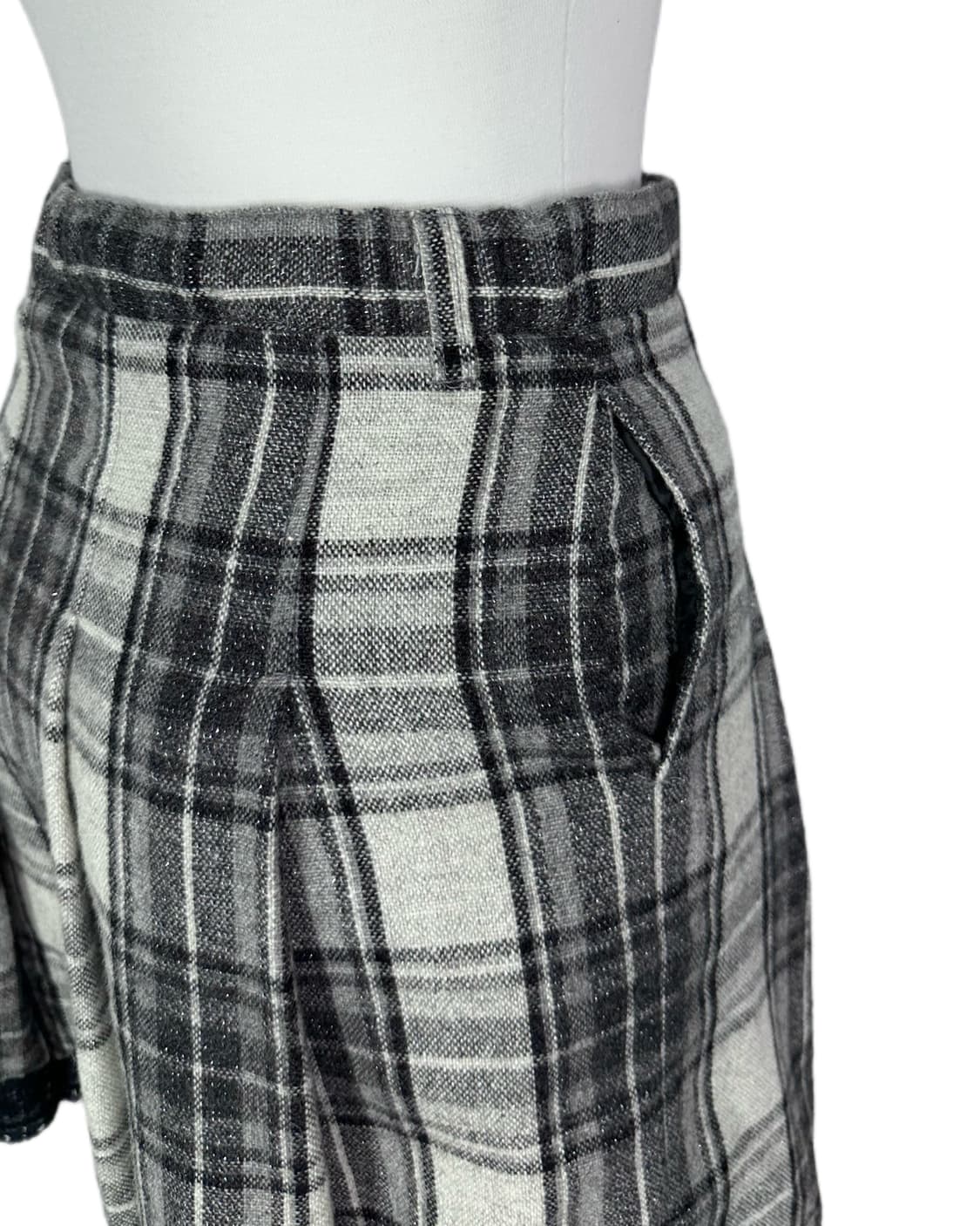 highteen check lace skirt 상품이미지4