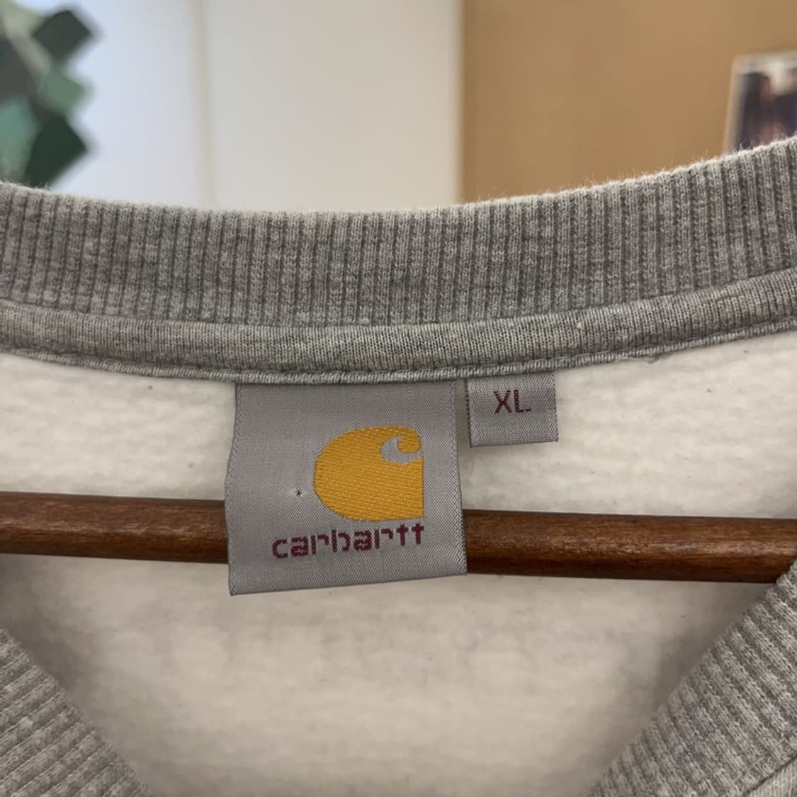 칼하트 올드스쿨 레트로 빈티지 빅로고 기모 맨투맨 XL C09198 상품이미지5