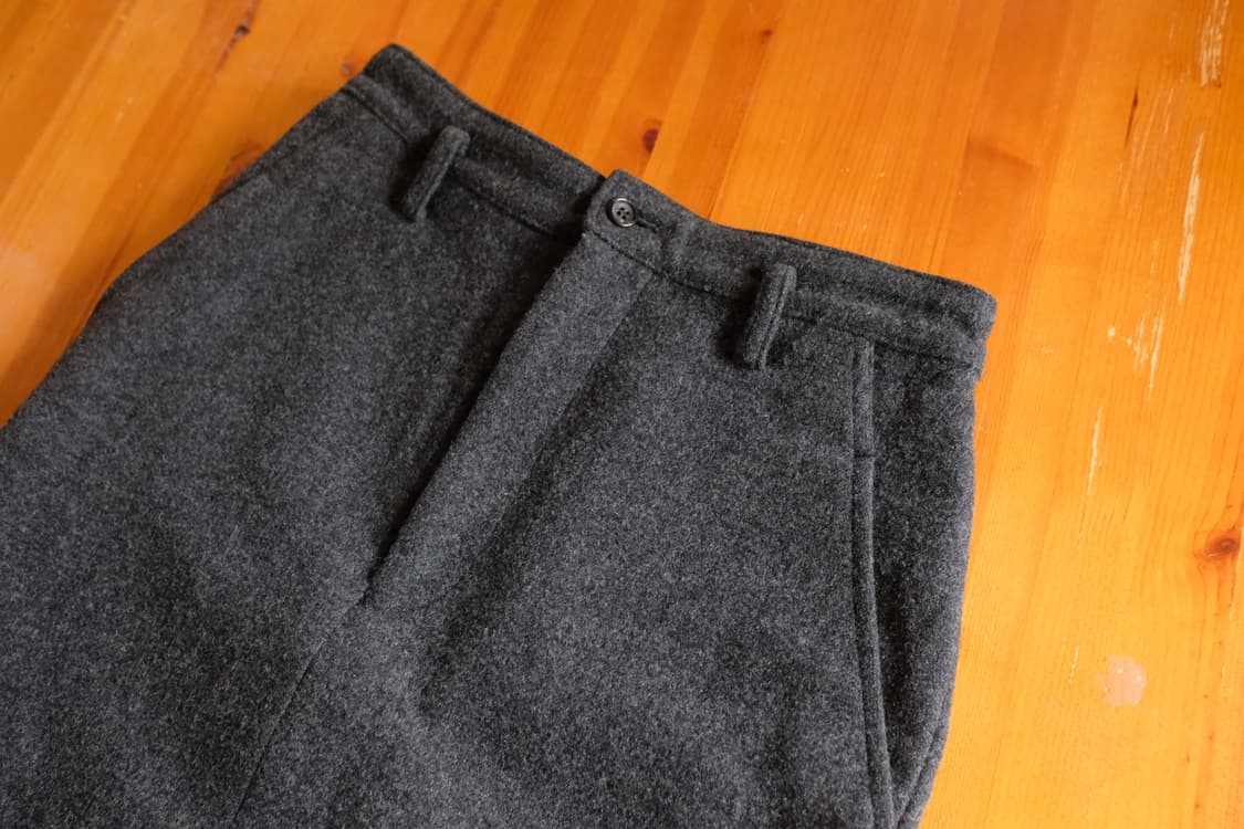 꼼데 가르송 tricot 그레이 울 스커트 S 상품이미지4