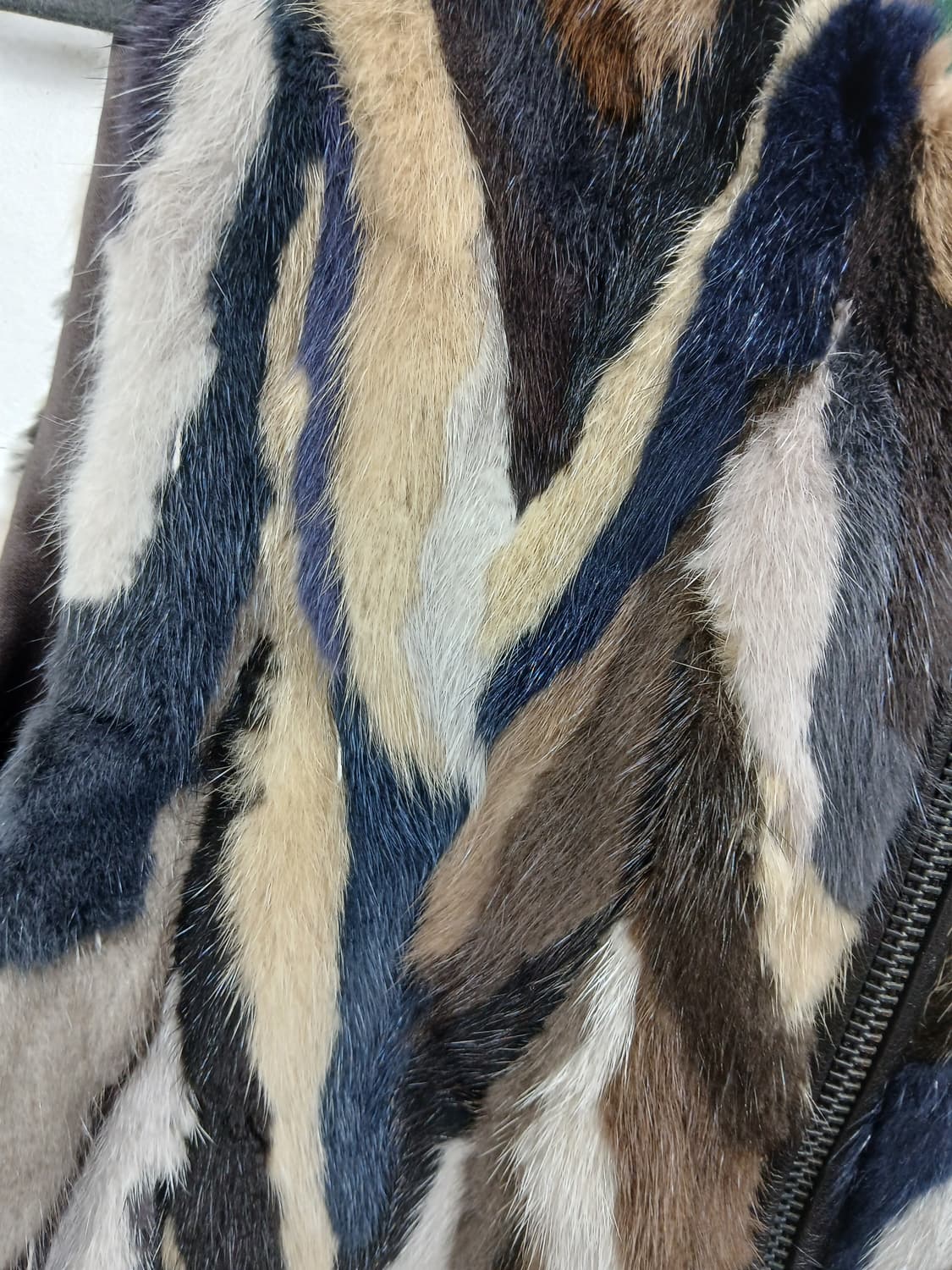 유로컬렉션 천연밍크 양가죽베스트 조끼 55 S 새제품급 상품이미지4