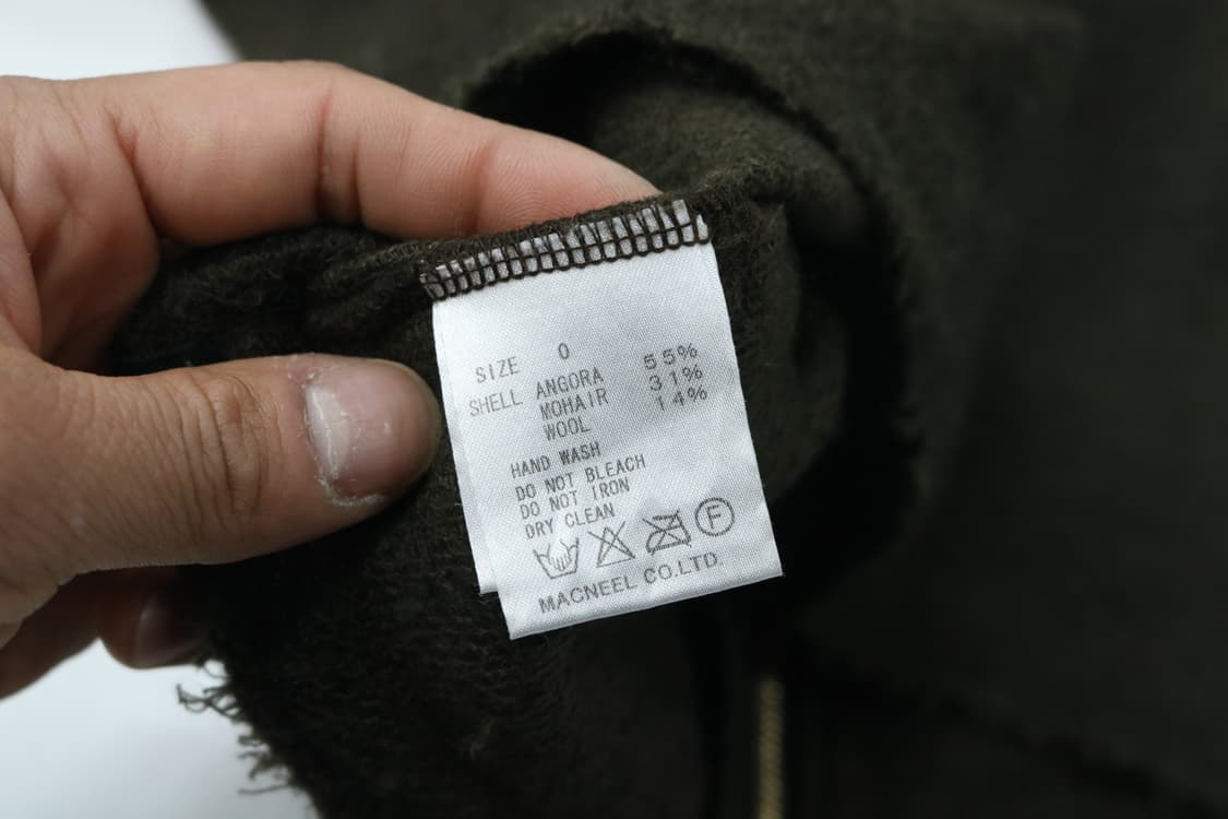 로어 roar 빈티지 앙고라 혼방 다크 브라운 후드 집업 (0) 상품이미지10