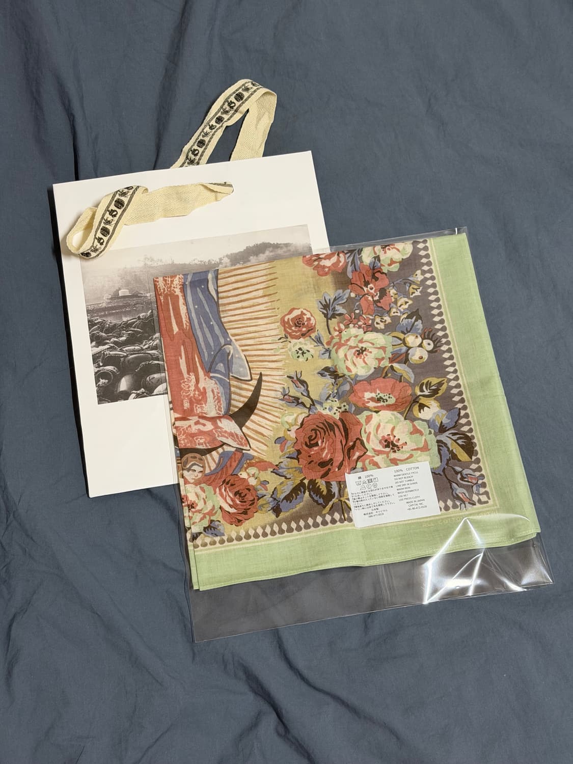 캐피탈 Kapital 컬러드 반다나 패키쉬 마리아 민트 상품이미지4