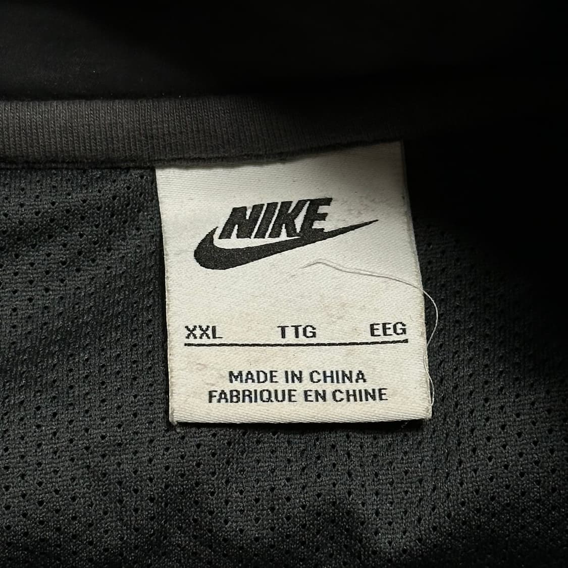 XXL 나이키 에어 블랙 반집업 플리스 상품이미지4