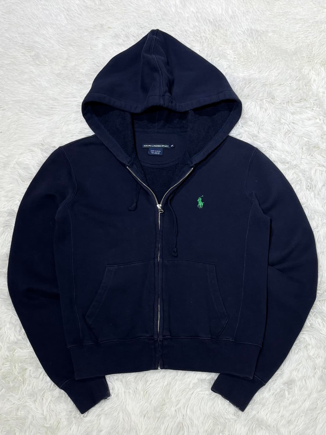 폴로랄프로렌 네이비 그린포니 후드집업 상품이미지4