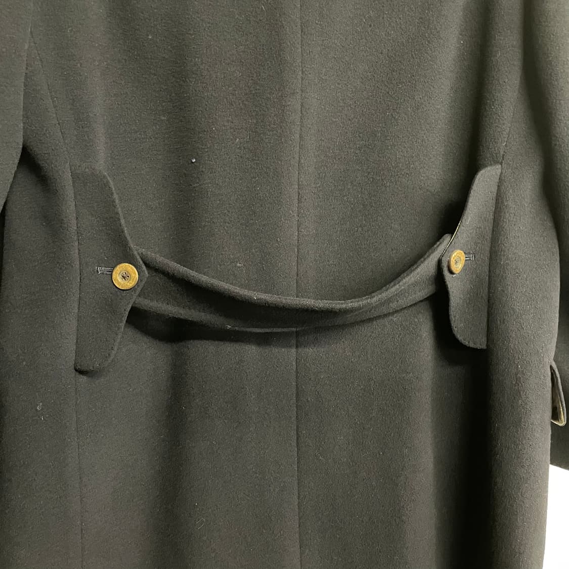 90s 버버리 싱글 브레스티드 울 코트 상품이미지8