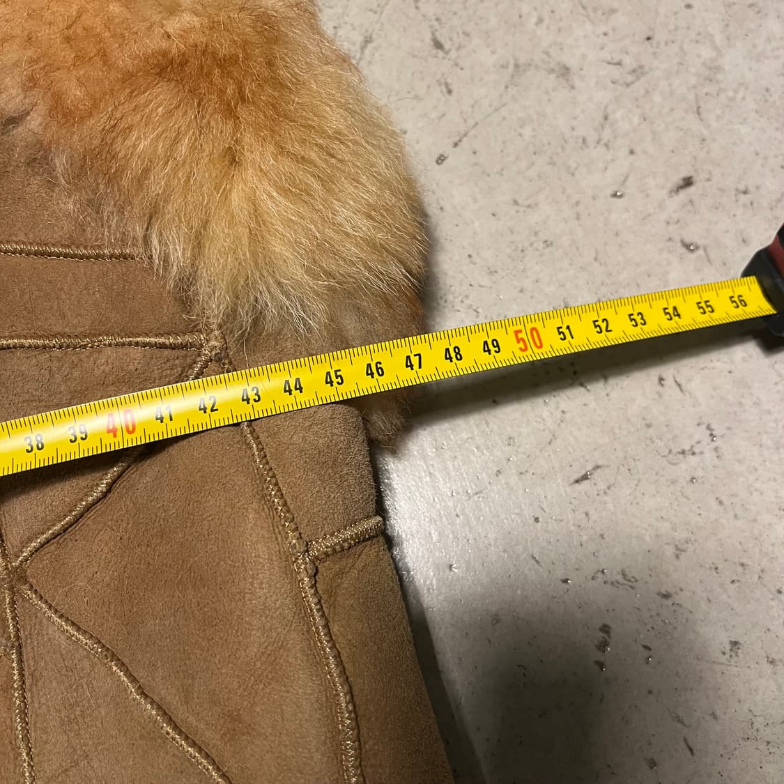 빈티지 양가죽 양털 패치워크 베스트  상품이미지4