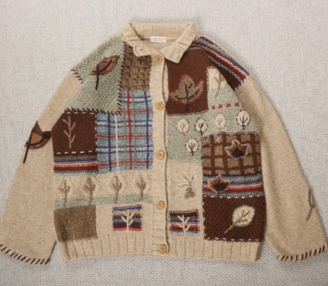 구해요 구함 novara 모리걸 모리 가디건 니트, 페이버릿마켓, 일본 상품이미지1