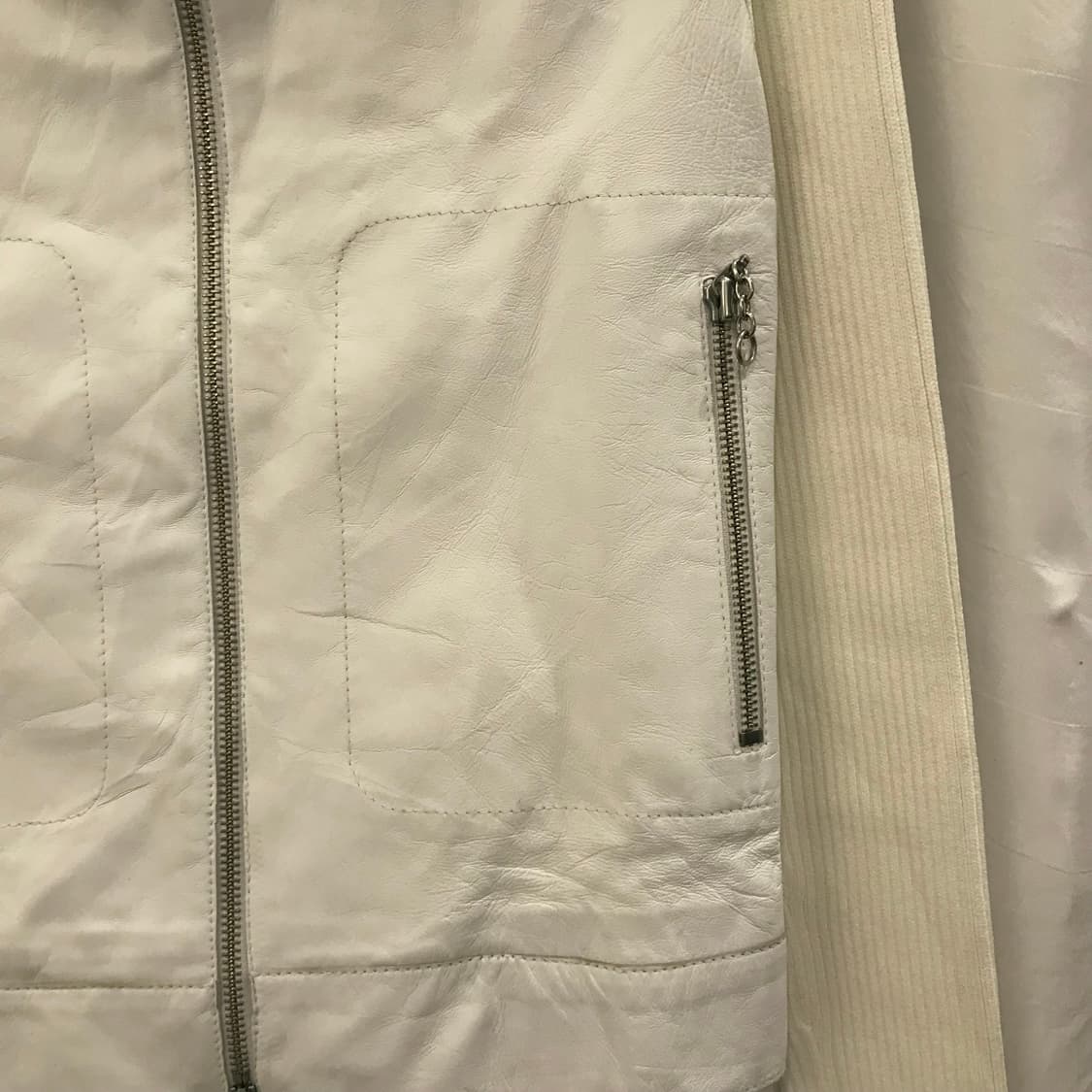 Marella 마렐라 갸루 펑크 레더 자켓 상품이미지5