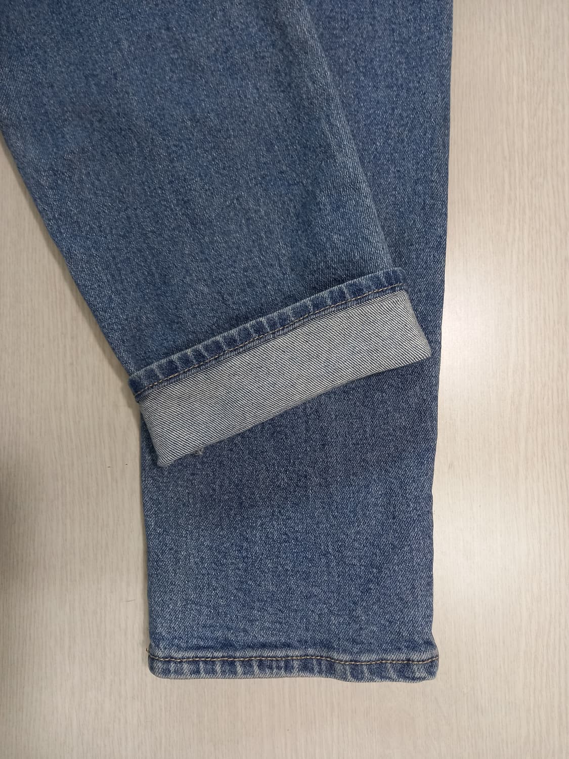 27 GIORDANO 하이웨이스트 워싱 스판 테이퍼드진 27-616 상품이미지5