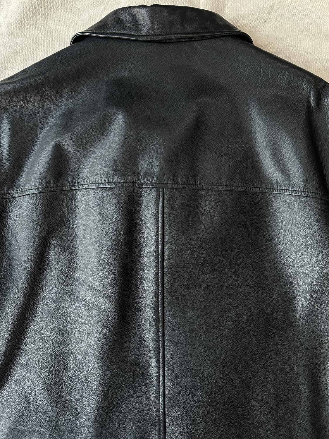 올드갭 리얼레더 카코트 블랙 L 상품이미지7