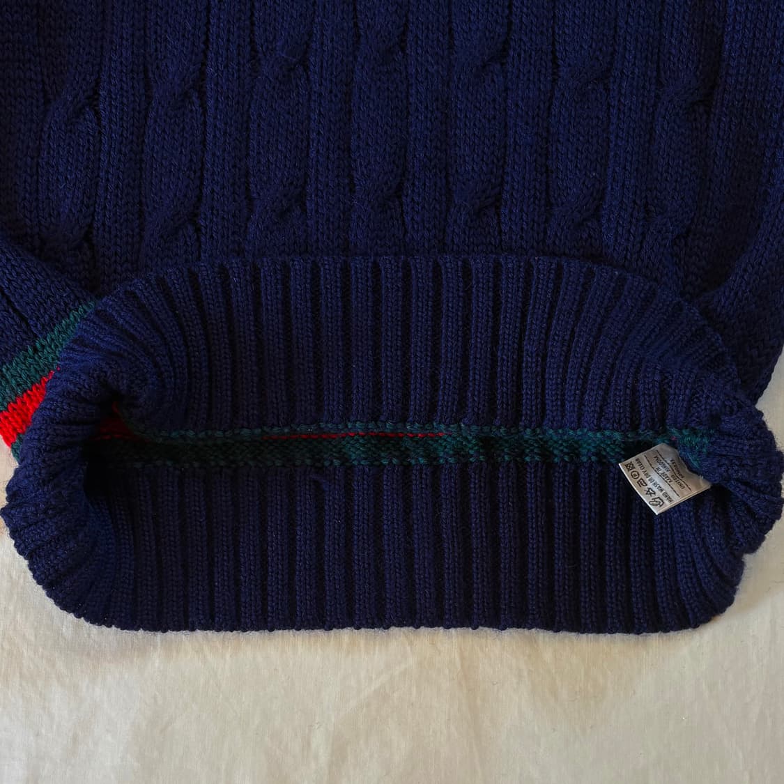 (105) 90s 스코틀랜드 John Tulloch 울 크리켓 니트  상품이미지5
