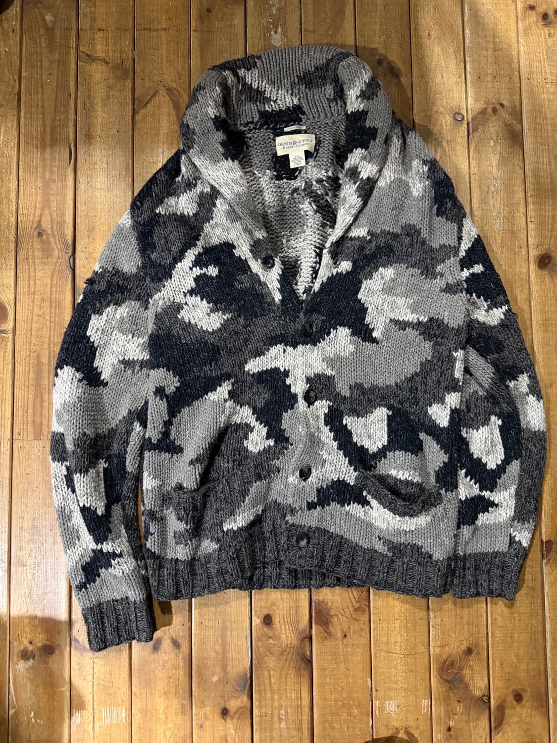 데님앤서플라이랄프로엔 숄카라 웨스턴 가디건 상품이미지1