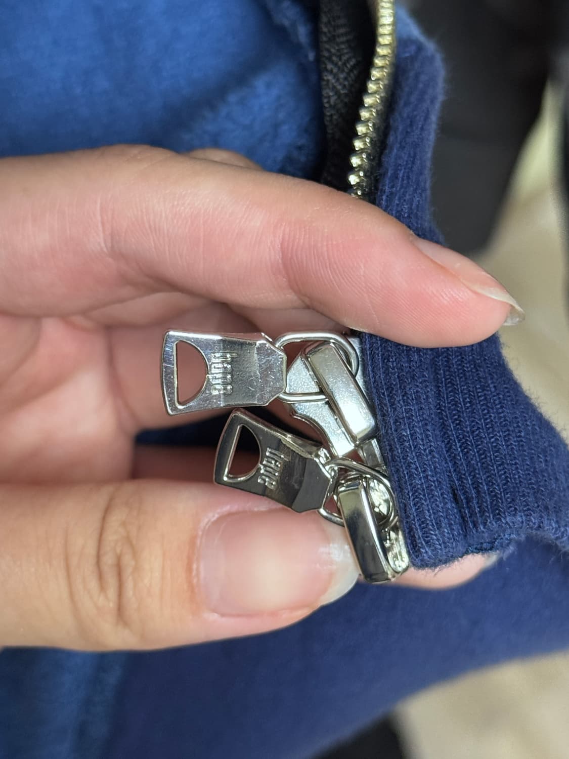 베이프 카모 세퍼레이트 샤크 후드 집업 블랙 네이비 M 상품이미지4