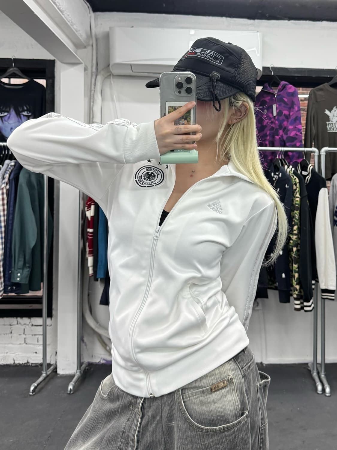 아디다스 독일 실버 져지 상품이미지4