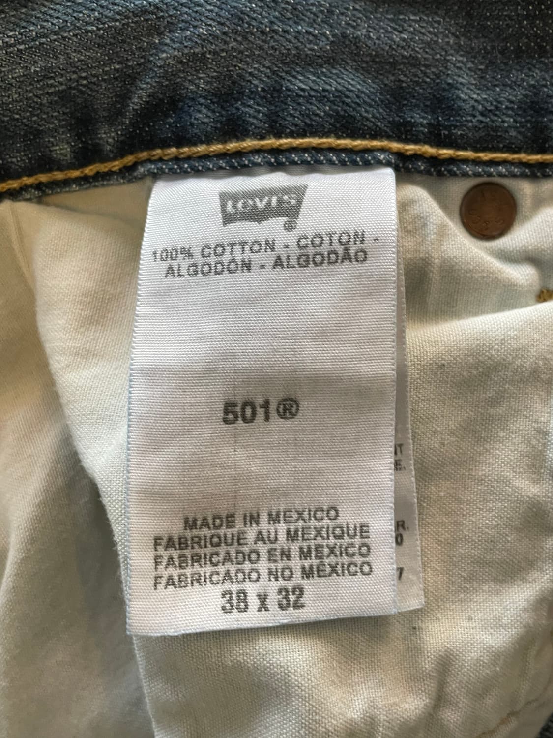 리바이스501 데님 팬츠 상품이미지2