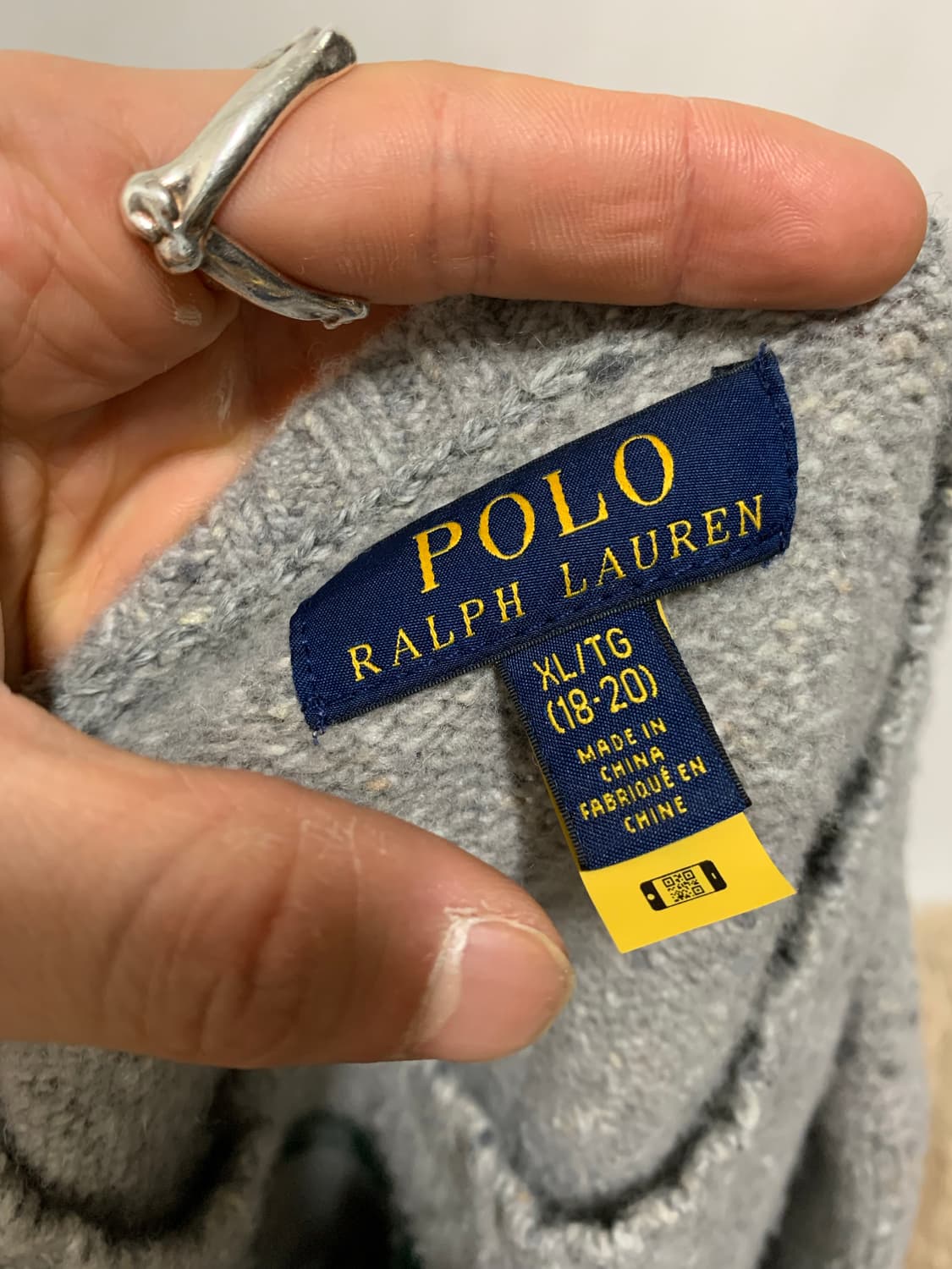 폴로 랄프로렌 로고 니트 상품이미지3