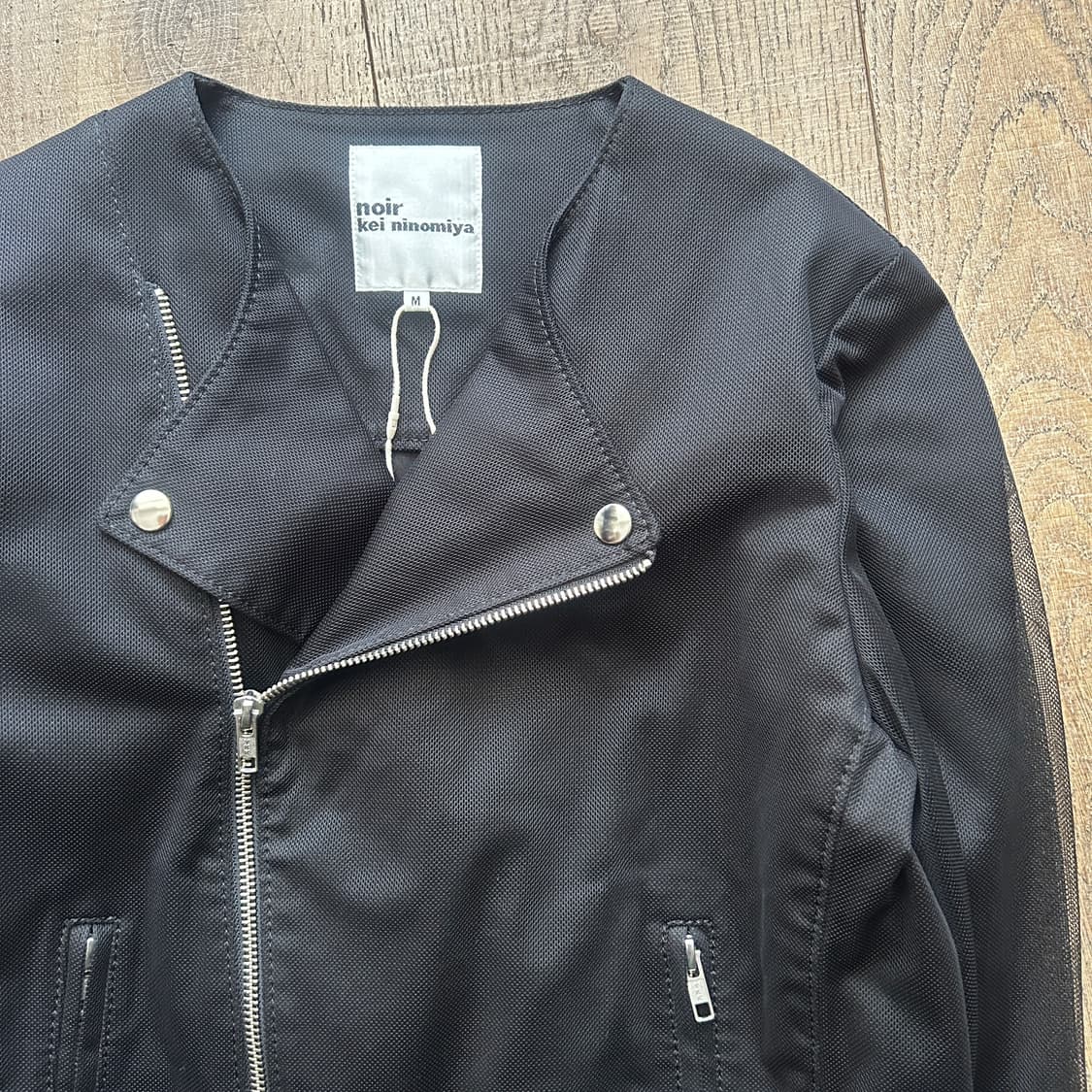 Tulle Layered Rider Jacket 상품이미지2