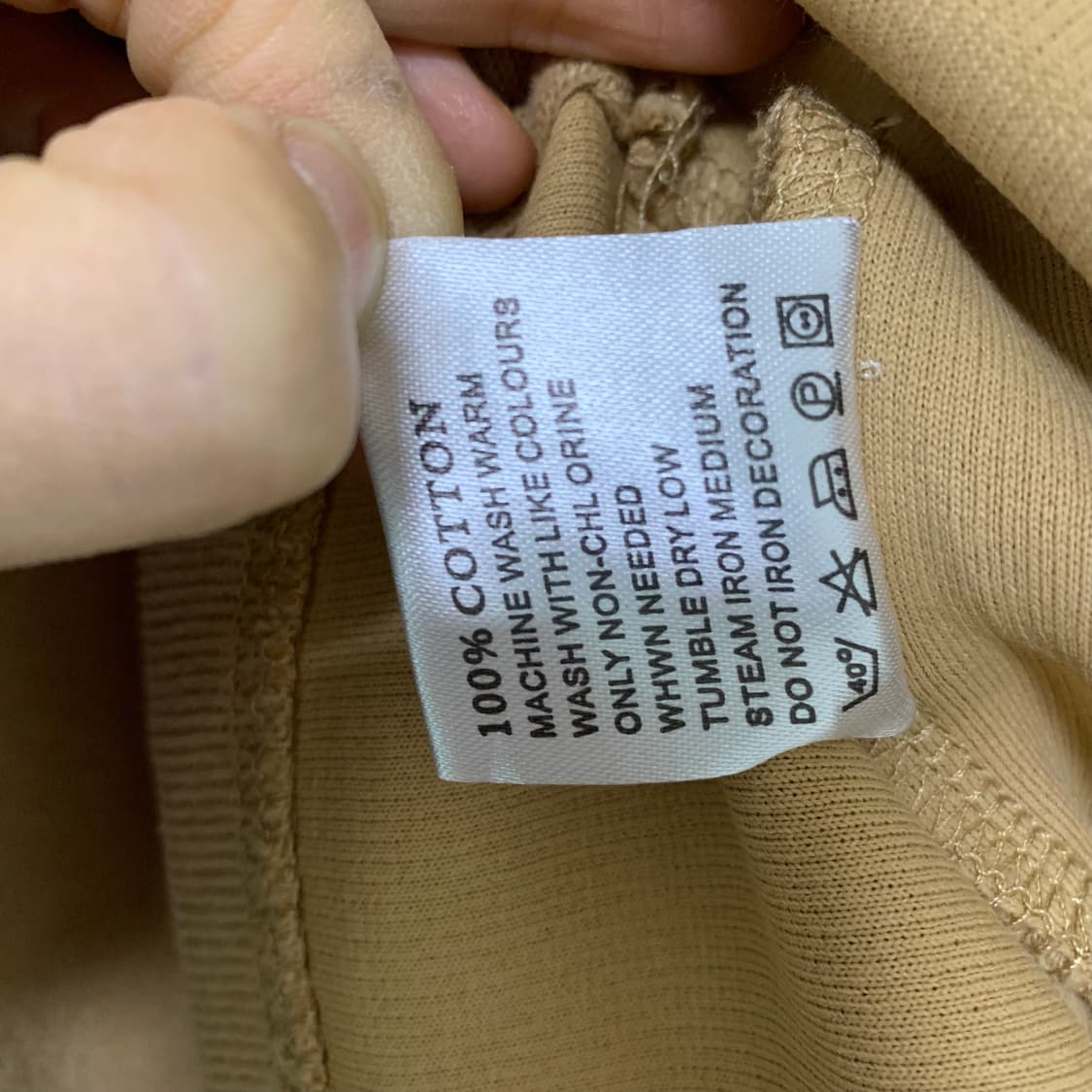 폴로 랄프로렌 빈티지 하프집업 맨투맨 니트 옐로 베이지 L 상품이미지8