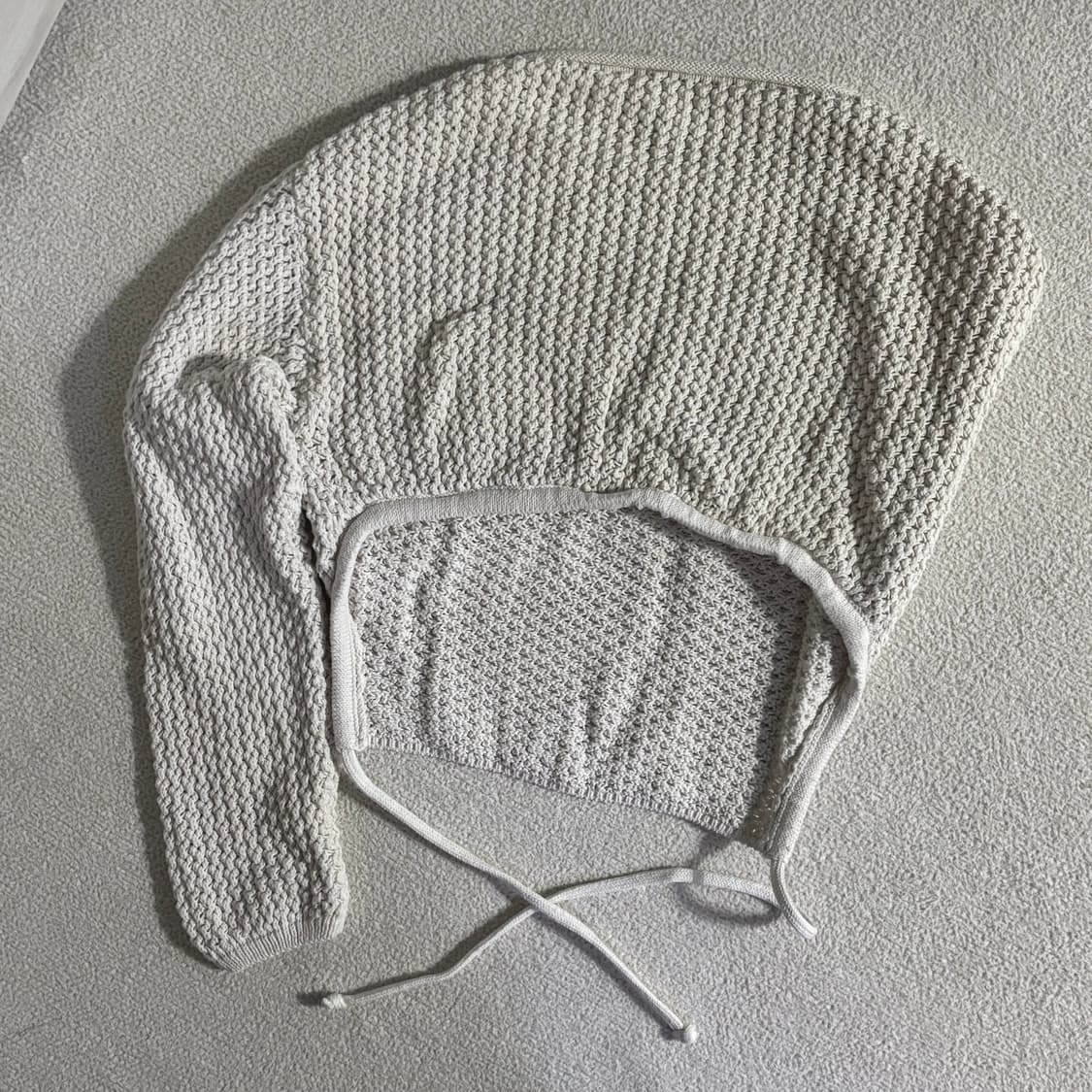 ZARA 자라 아이보리 뜨개 크롭 짜임새니트 상품이미지5