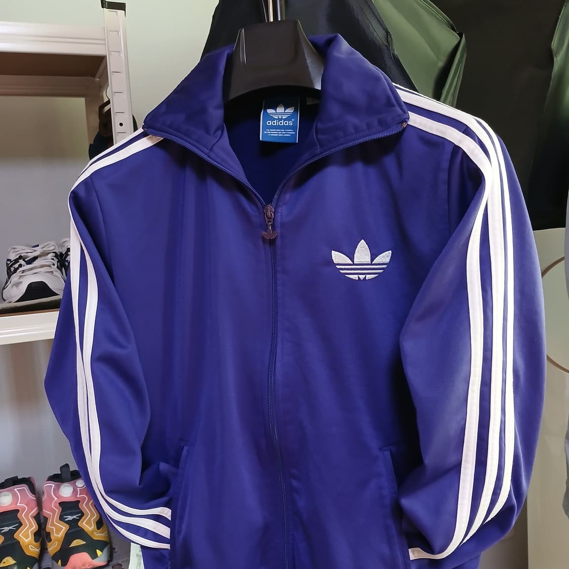 Adidas 아디다스 져지 퍼플 보라색 트랙탑 자켓 상품이미지1