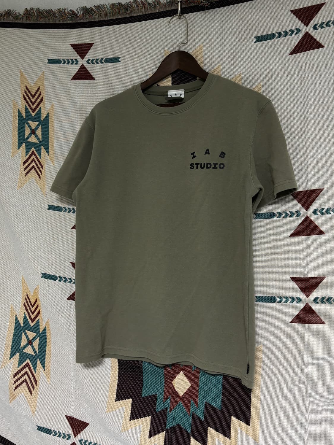 아이앱 초창기 반팔 올리브 카키 L 상품이미지2